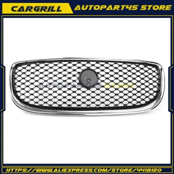 

Auto Front Upper Grill Black Mesh Chrome Radiator for Jaguar XJ 2010-2015