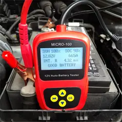 LANCOL MICRO-100 цифровой 12 V/24 V автомобиль Батарея тестер проверки автомобильной Тестер нагрузки аккумулятора