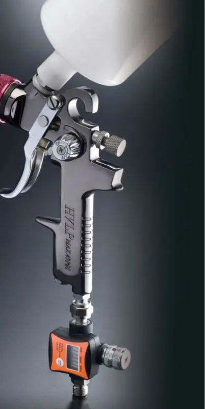 LEMATEC 1,4 мм HVLP краскопульт пистолет-распылитель 1/" пневматические инструменты гравитационный краскопульт с цифровым регулятором давления воздуха