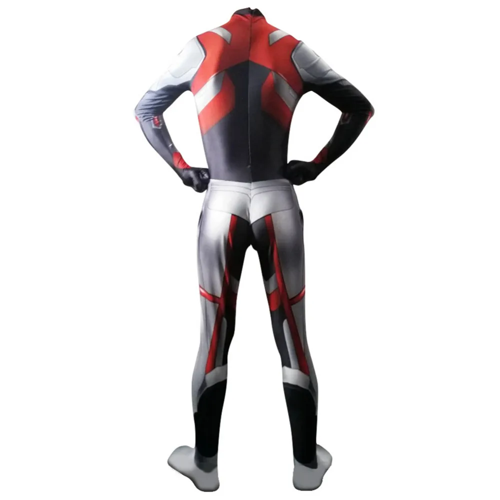 Avengers Endgame Quantum Realm Cosplay Costume Superhero Captain America Captain Marvel Zentai Bodysuit Suit Jumpsuits For Kids