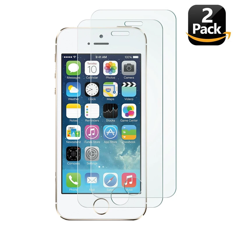 

2.5D Protective Glass on For iPhone se 5s Tempered glas for iPhonee iphon 5 SE 5s ScreenProtector Tempered Glass Film 9H i phon