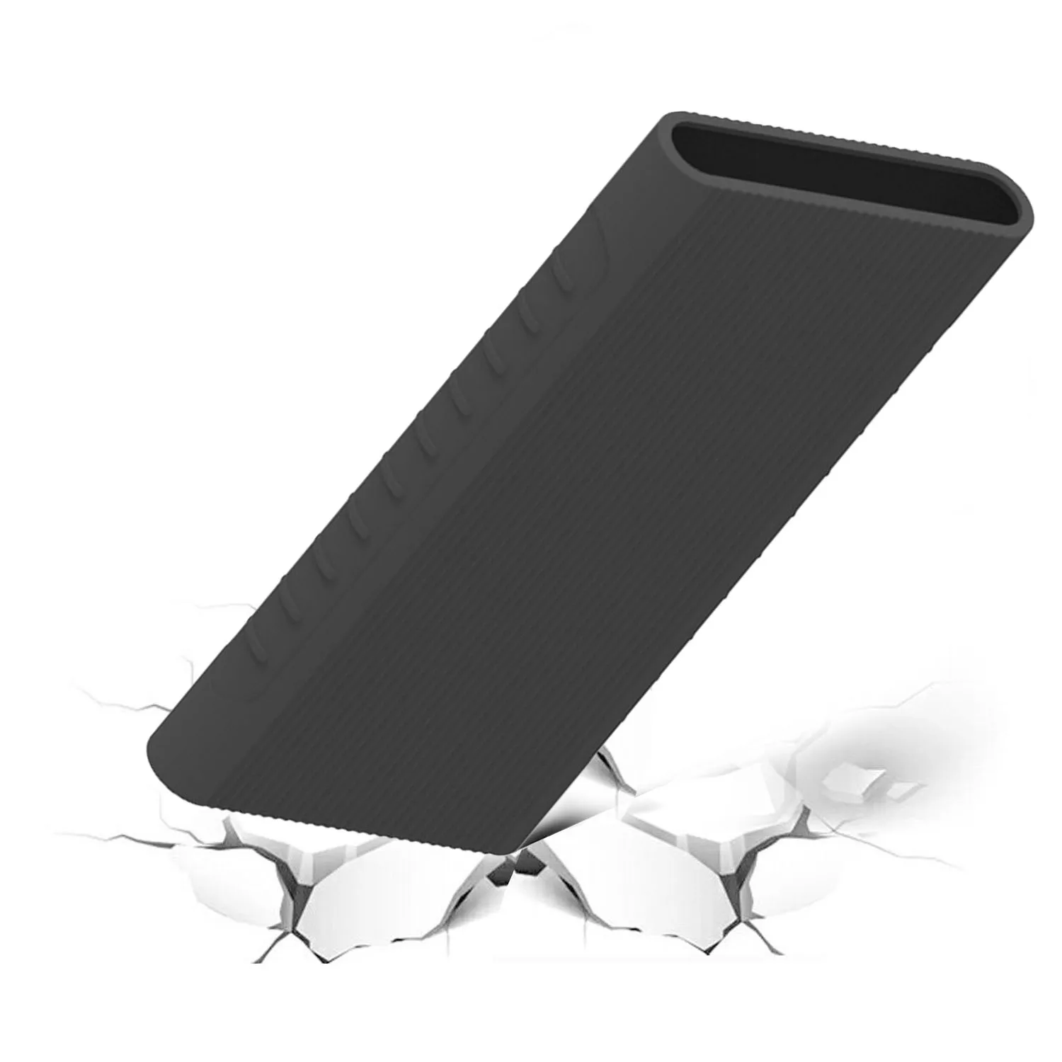 Non-slip мягкий силиконовый Защитный чехол в виде ракушки для Xiaomi Mi Мощность банк 3 10000 мА/ч, Мощность банк Батарея