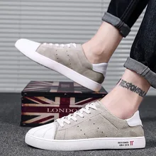 Новое поступление; Лидер продаж; стильная дышащая мужская Спортивная трендовая Мужская обувь в стиле ретро; обувь на плоской подошве в британском стиле; мужские кроссовки