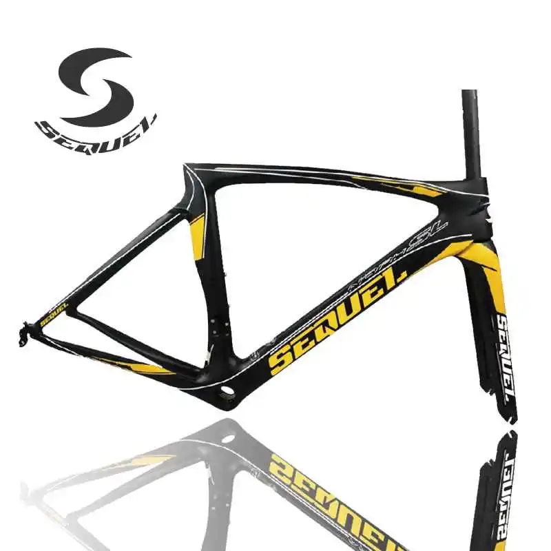 

Carbon bike frame T1000 PF30 road bike frame wind tunnel fork Chinese racing bike frame with headset and clamp adapter