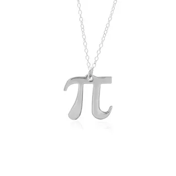 

30PC Math Pi 3.14 Symbol Number Necklace Science Teacher Student Geometry Initial Letter Digital Pai Infinite Infinity Necklaces