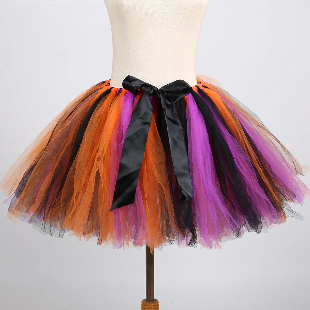 Mom and Daughter Matching Outfits Christmas Tutu Skirt Women Girls Halloween Wizard Witch Cosplay Skirt Family Matching Costume (3)