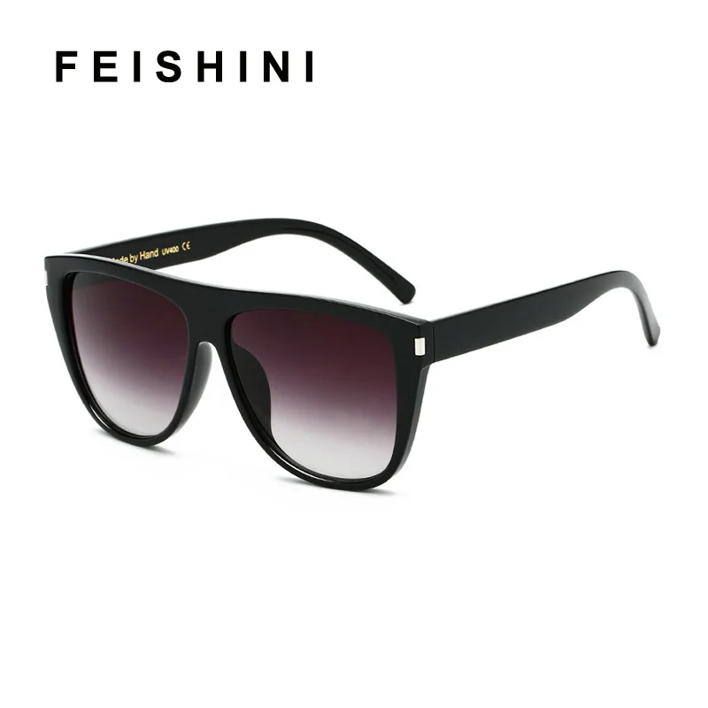 2019 Italy Luxury Brand Oversized Square Sunglasses Women Brand Designer Retro Frame Sun Glasses For Female Trendy Big oculos