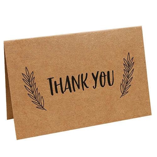 18 Style Blank Thank You Paper Cards Note Envelopes Greeting Wedding