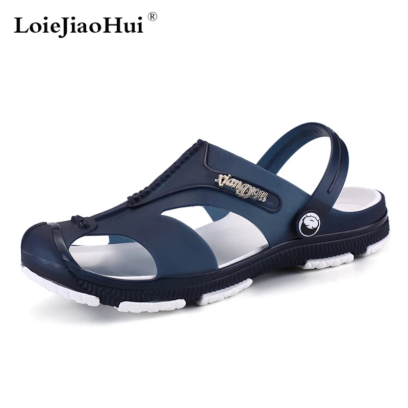 

2019 New Promotion Men Casual Sandals Fashion Summer Outdoor Breathable Cool Slippers Beach Water Shoes Classic Flats Flip flops