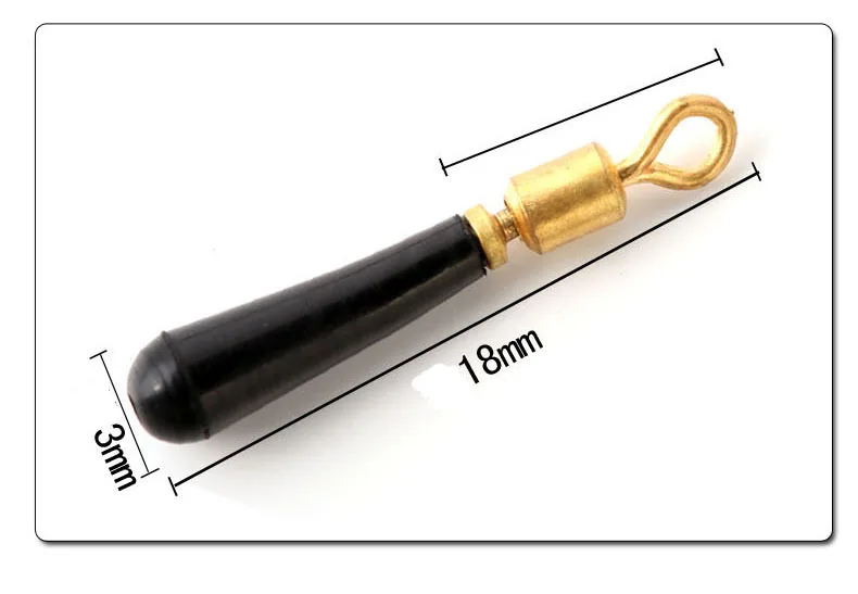 1000 шт. Медная головка плавающая 18 мм* 3 мм 0,5 г сиденье черное Спортивное Движение плавает дрейф вращающееся сиденье анти-спутывание шнур дрейф