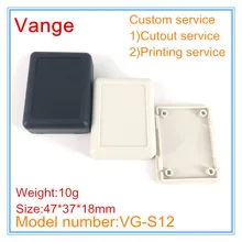 5 шт./лот, маленькие IP54 корпуса из АБС-пластика, корпус для печатной платы с вырезами 47*37*18 мм