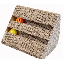 Best Price Pet Cat Toys Corrugated Paper Scratcher with Catnip Lounge Handmade Kitten Scratching Post Interactive Toy For Pet Cat Training Best Price Pet Cat Toys Corrugated Paper Scratcher with Catnip Lounge Handmade Kitten Scratching Post Interactive Toy For Pet Cat Training