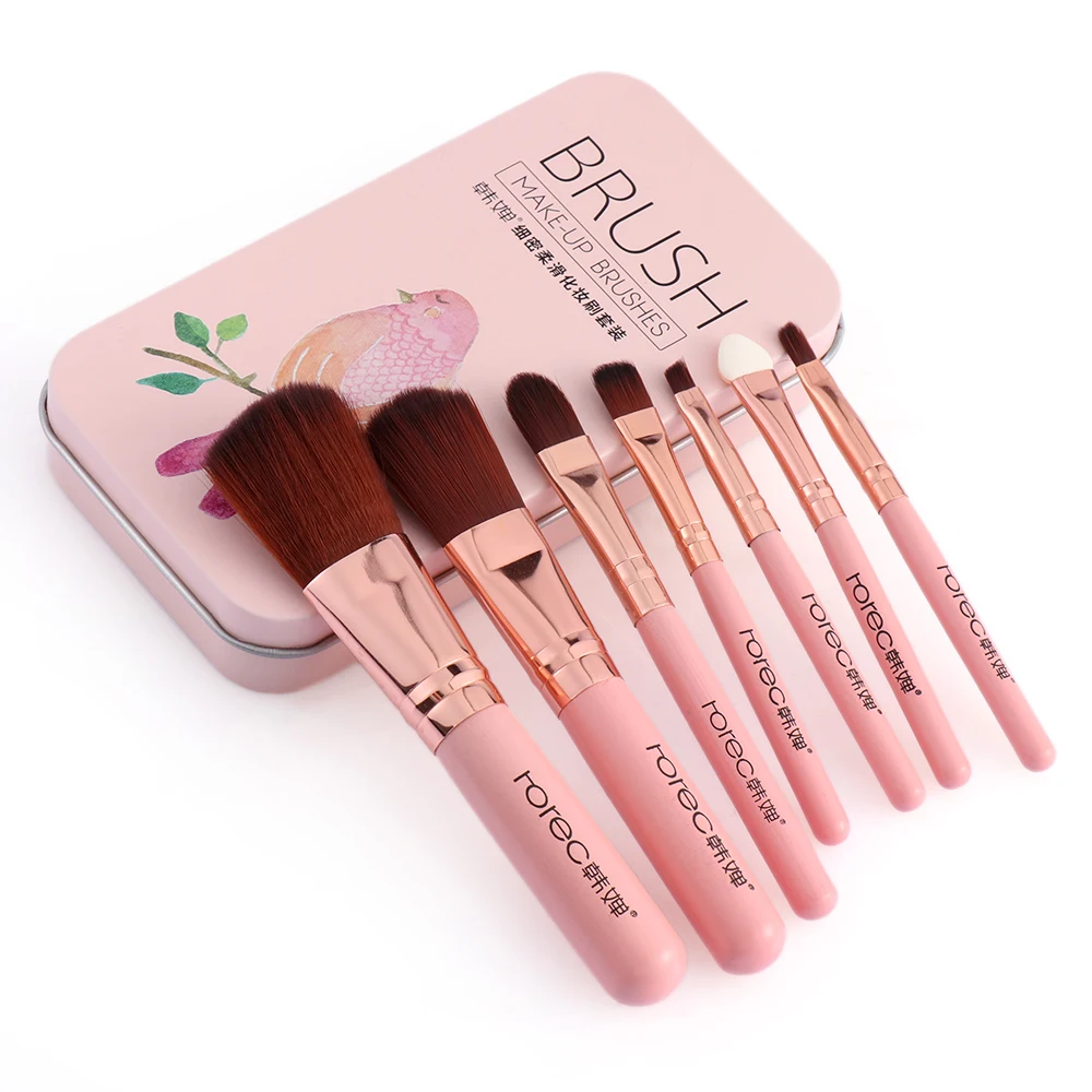 

New 7PCS/SET Pro Women Facial Makeup Brushes Set Face Cosmetic Beauty Eye Shadow Foundation Blush Brush Make Up Brush Tool