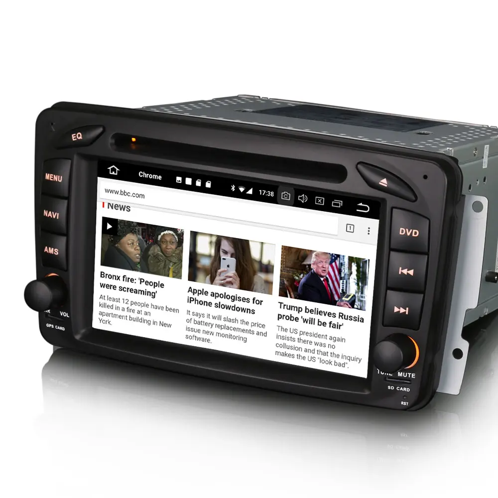 Discount Erisin ES8857C 7" Android 8.0 Octa core 4G RAM Car DVD GPS Radio DVR DAB+ DVD for Mercedes C/CLK-Class W203 Viano Vito 3