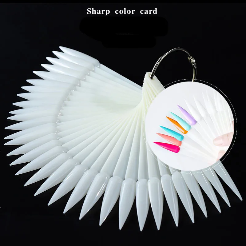 Hot Item Manicure-Tools Card-Sticks False-Tips Nail-Art Gel-Color Practice-Display Sharp Showing lnwzLXbk