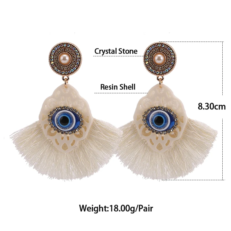 Tassel Earrings For Women boho pendientes Long statement earrings wedding oorbellen Size