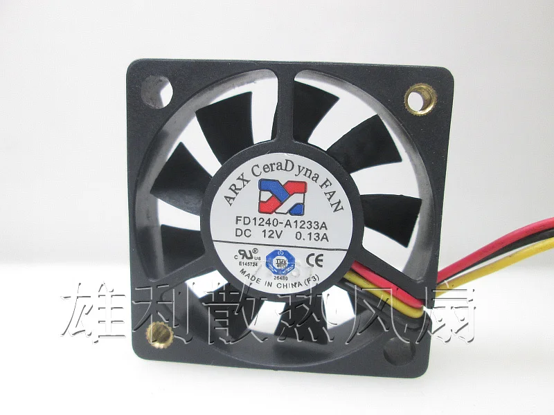 Бесплатная доставка. FD1240-A1233A DC12V 0.13A 4 см 4010 тихий вентилятор охлаждения корпуса |