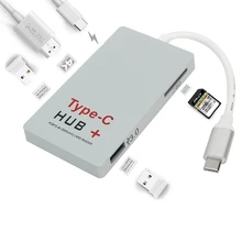 Multifunction Type-C 4K USB 3.0 HUB & USB-C Card Reader Charge SD Adapter High Speed All in one USB HUB For Laptop For Macbook