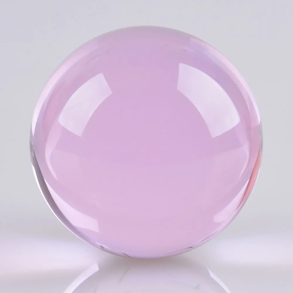 3 94 quot 10cm 100mm pink crystal ball glass ball sphere 3 94 quot 10cm 100mm pink crystal ball glass ball sphere