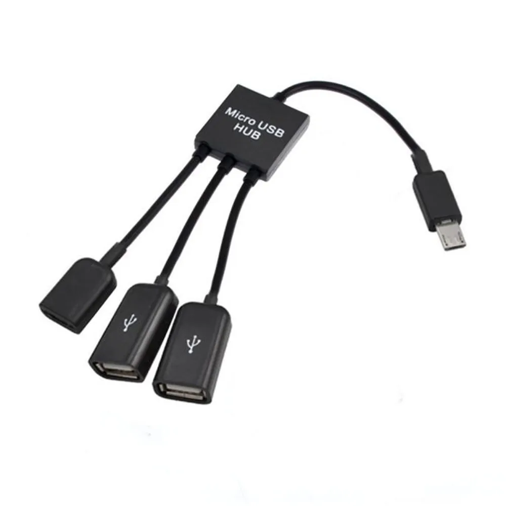 3 в 1 USB OTG кабель адаптер Micro usb-хаб USB OTG адаптер для смартфонов ПК iMac НОУТБУК концентратор адаптер 30