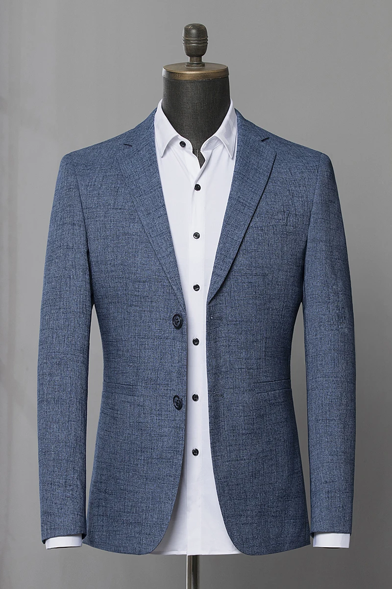 New Arrival Spring Men's Suits Jackets High Quality Grey Blue Casual Blazer Men, Casual Jackets Men Plus-size M-3XL