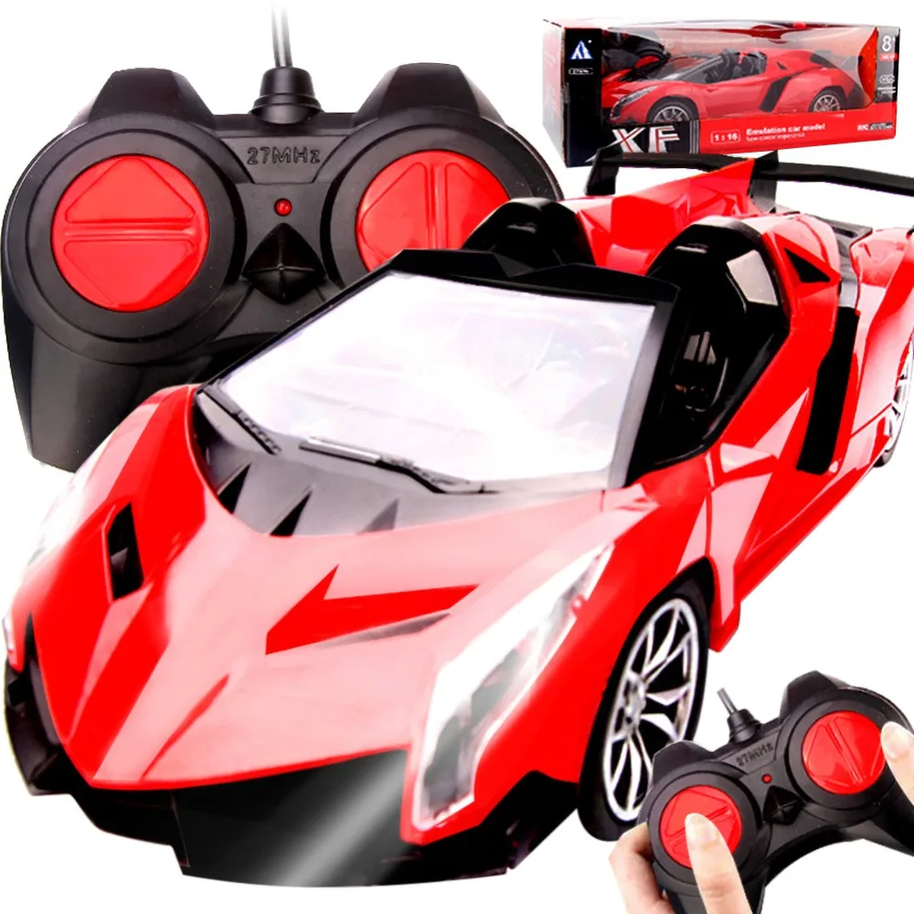

Five RC Luxury Car Toy Models Colorful Four-Way Remote Control Car 1:16 Charging Remote Control Car Toys