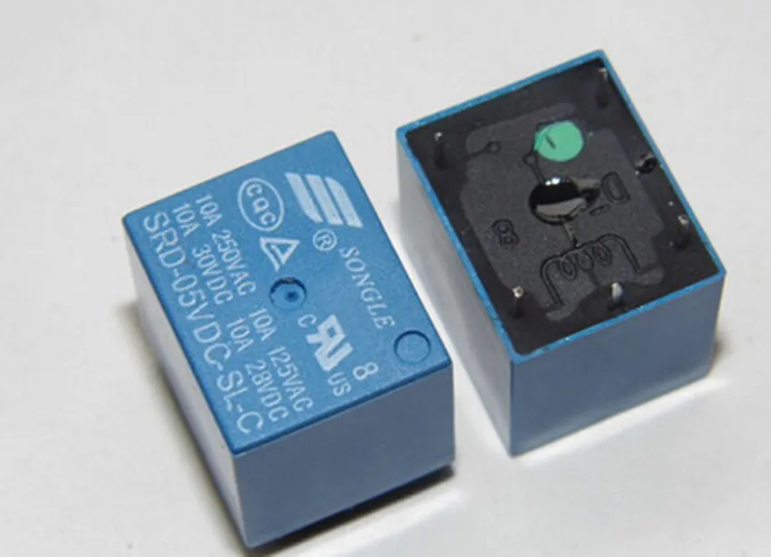 5pcs SRD 05VDC SL C 5VDC 10A Power relay PCB Type T73 5V 5 feet SRD