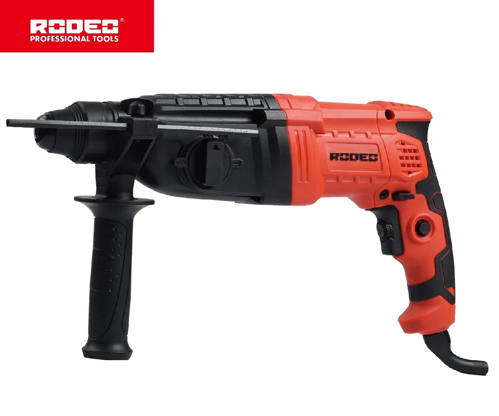 RODEO LRH8261N Rotary Hammer 220V 26mm 3 Functions with BMC and 5pcs
