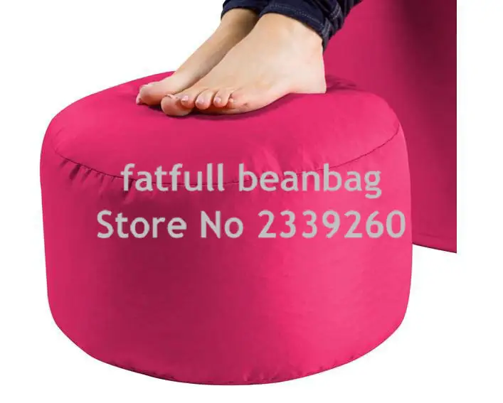 COVER ONLY NO FILLER -pink lovely kids butt seat ottoman bean bag chair, waterproof beanbag