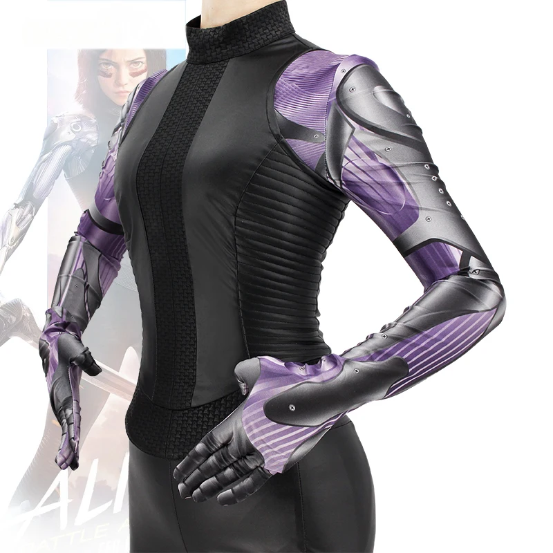 CostumeBuy Alita боевой ангел костюм GUNNM кожаная форма для костюмированной вечеринки