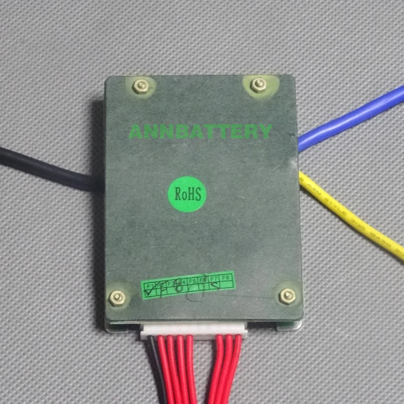 7S 24V(29,4 V) литий-ионный аккумулятор BMS 20A ток непрерывного разряда для 24В электровелосипеда литий-ионный аккумулятор с функцией баланса