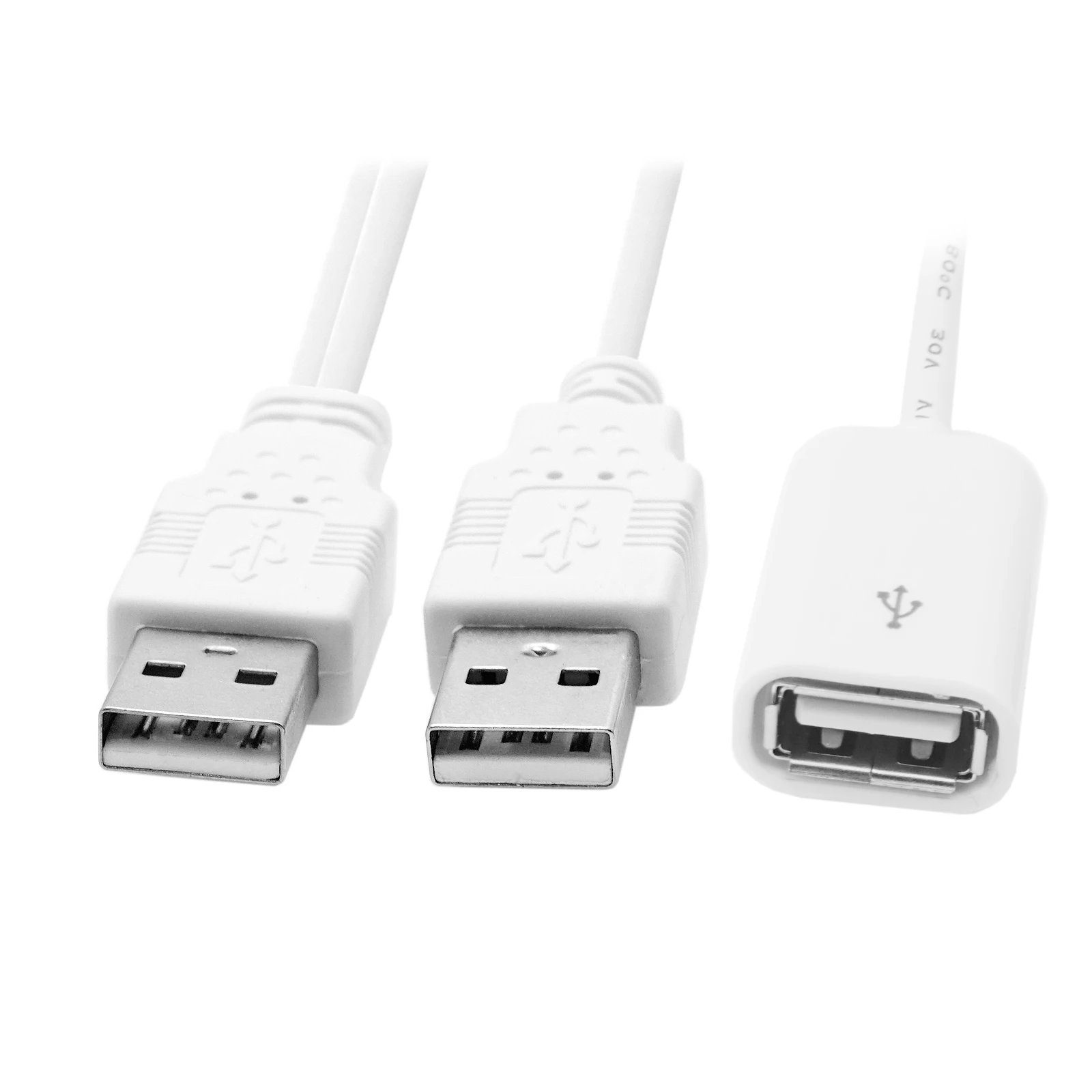 USB 2 0 Женский двойной Мужской Экстра Мощность данных Y кабель удлинитель для 5