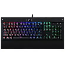 E-Element Z-77 RGB Механическая игровая клавиатура, программируемая RGB подсветка, DIY синие переключатели, подставка для запястья, 104 клавиши против ореолов