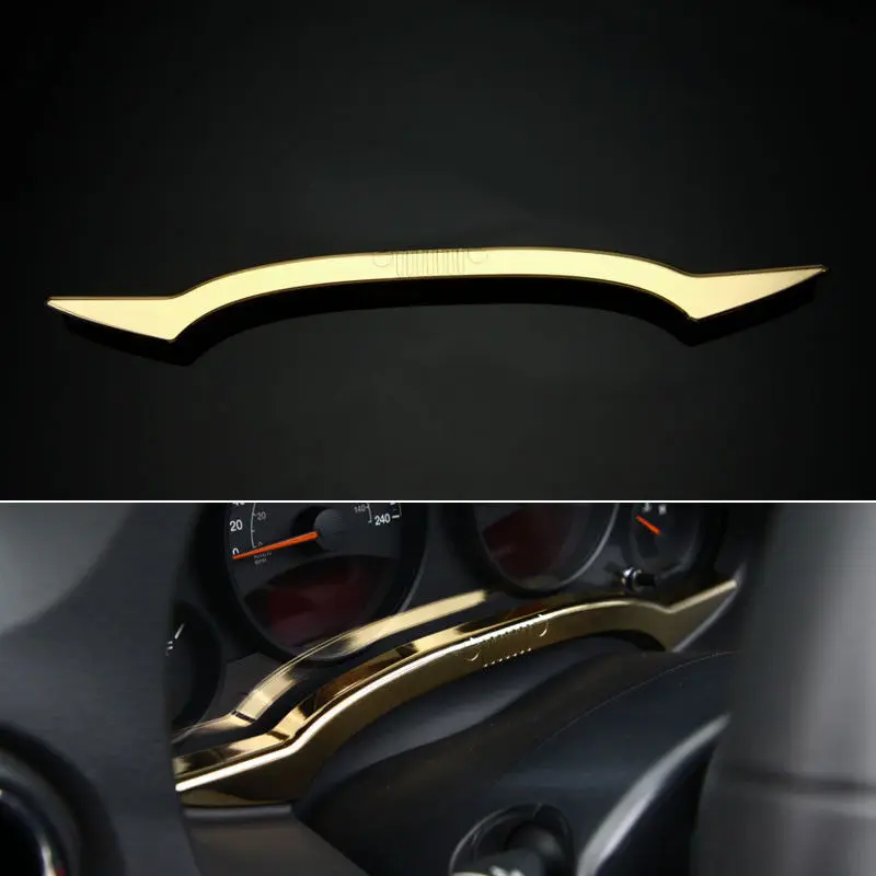 

BBQ@FUKA Auto Car Inner Dashboard Instrument Box Panel Strip Cover Trim Fit For Jeep Compass Cherokee 2011-2014 Car Accessory