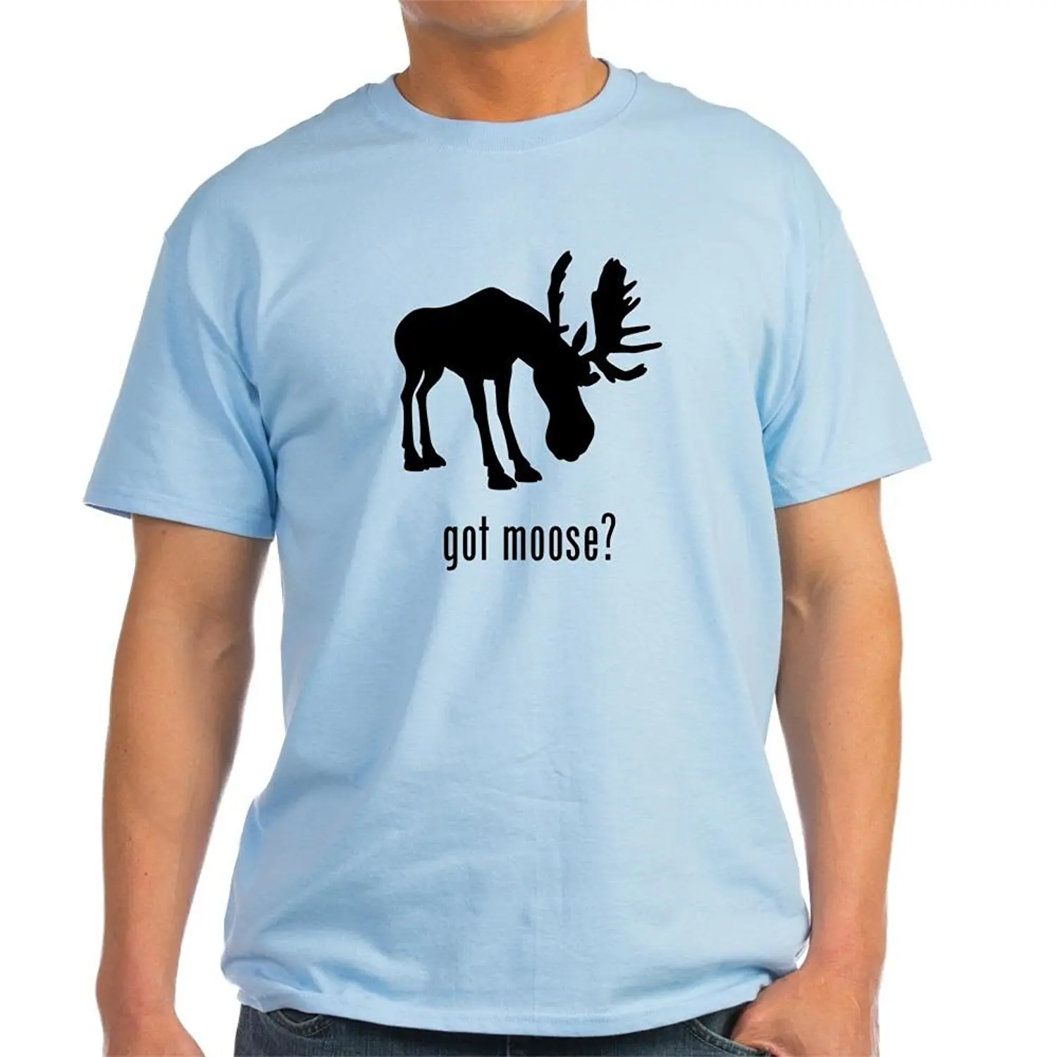 Moose Light T Shirt 100 Cotton T Shirtin TShirts from Men's Clothing