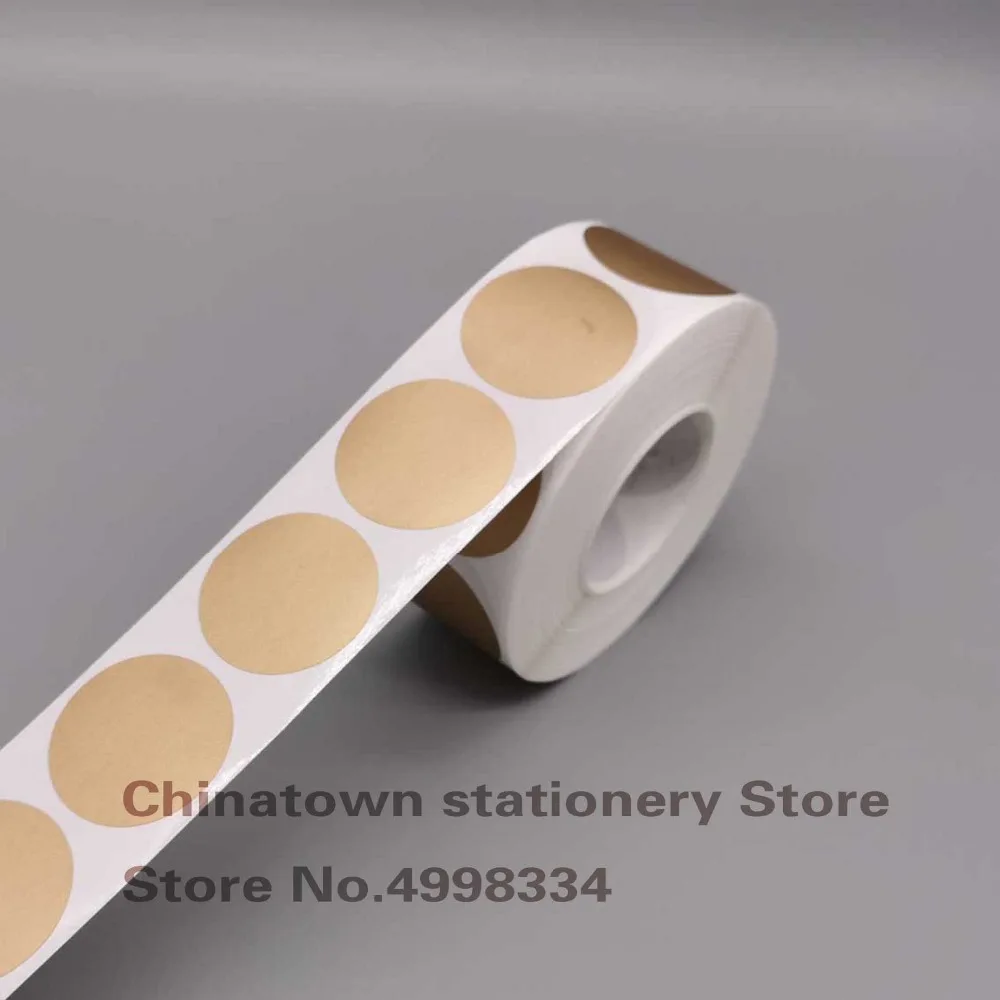 1000pcs 30mmX30mm Round silver Gold Color Scratch Off Stickers For Tickets Promotional Games Favors | Канцтовары для офиса и