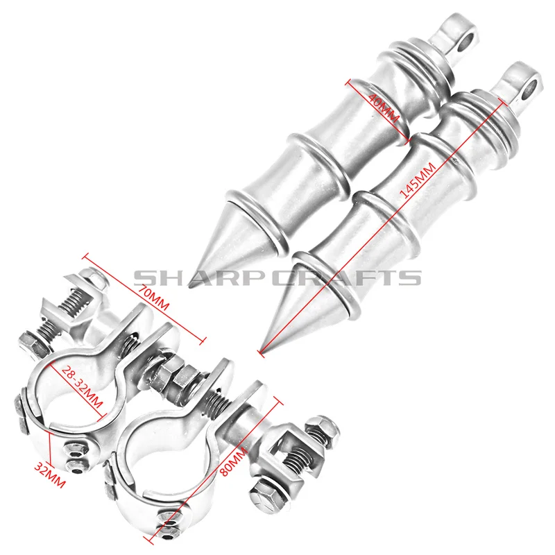 32 мм 1-1/" 25 мм 1" мотоцикл шоссе Краш бар колышки подножки зажимы защита двигателя крепления для Harley Softail Touring Dyna на заказ