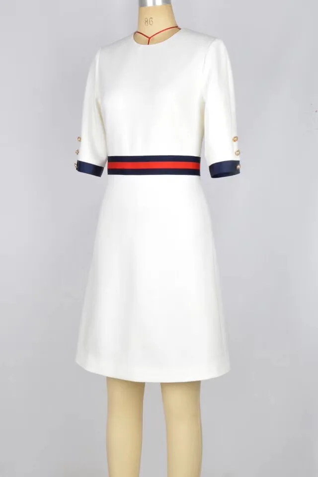 Подиумное итальянское дизайнерское G Брендовое платье Кэди с лентой