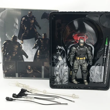 

With LED MEZCO Armor Batman One : 12 Collective High Quality BJD PVC Action Figure Toy Birthday Gift for Kids
