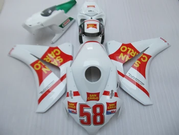 

Injection bodywork fairings for Honda CBR1000RR 08 09 10 11 red white fairing kit CBR 1000RR 2008-2011 HY03