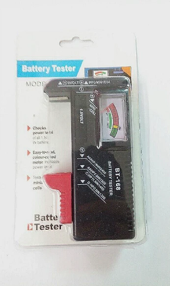 

1.5V and 9V Battery Tester easy check power level battery test BT-168