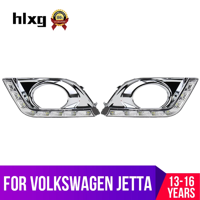 hlxg DRL LED Daytime Running Lights For Volkswagen Jetta 2013 2016