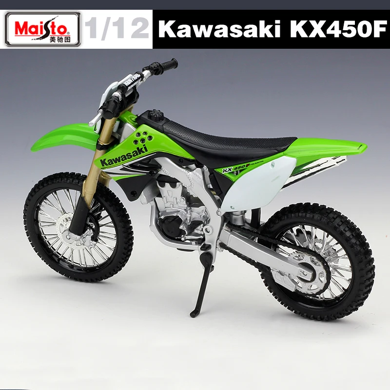 Maisto 1/12 масштаб kawasaki KX 450F мотоцикл гонки литья под давлением Мотокросс сплав металлический мотоцикл модель ручной работы игрушки для детей подарки на день рождения