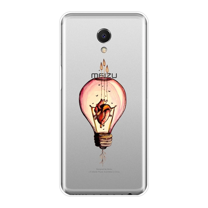 Мягкий силиконовый светильник для Meizu M6 M6S M6T M5 M5C M5S M3 M3S M2|Бамперы| |