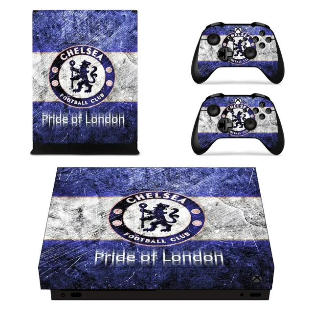 Chelsea Football Team Xbox One X Skin Sticker Cover Consoleskins Co