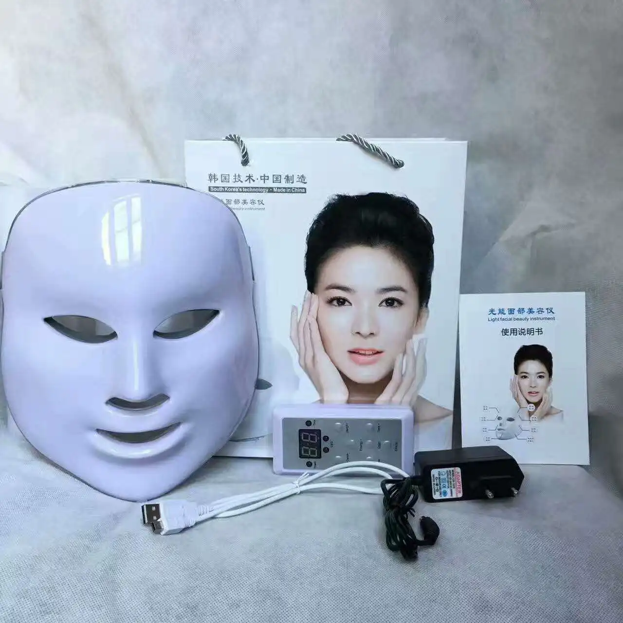 

7 Colors Light Photon Led Ipl Pdt Facial Mask Skin Rejuvenation Beauty Therapy Wrinkles , Moisturizing, Nutrition Care