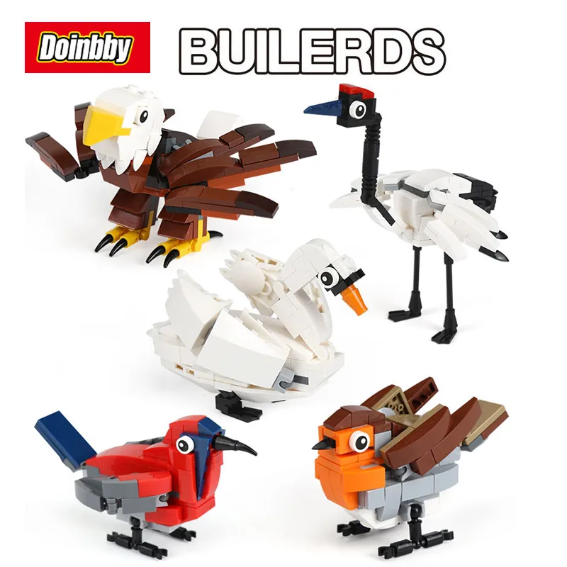 

36007 Genuine 545Pcs Creative The HUB Birds Set 4002014 Building Blocks Bricks Educational Toys Compatible Legoings