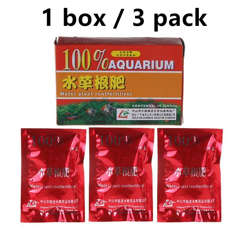 1 или 3 упаковки водных растений удобрения для аквариума корневые удобрения питательные аквариумные аксессуары для водного растения Трава сорняки - Цвет: 3 packs