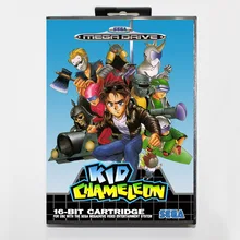 16 бит Sega MD игра картридж с розничной коробке-Малыш Хамелеон игры корзину для megadrive для Genesis системы