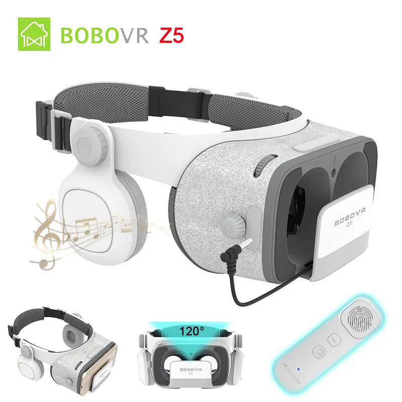 BOBOVR Z5 Daydream Stereo 3D Glasses VR Cardboard Helmet font b Virtual b font font b